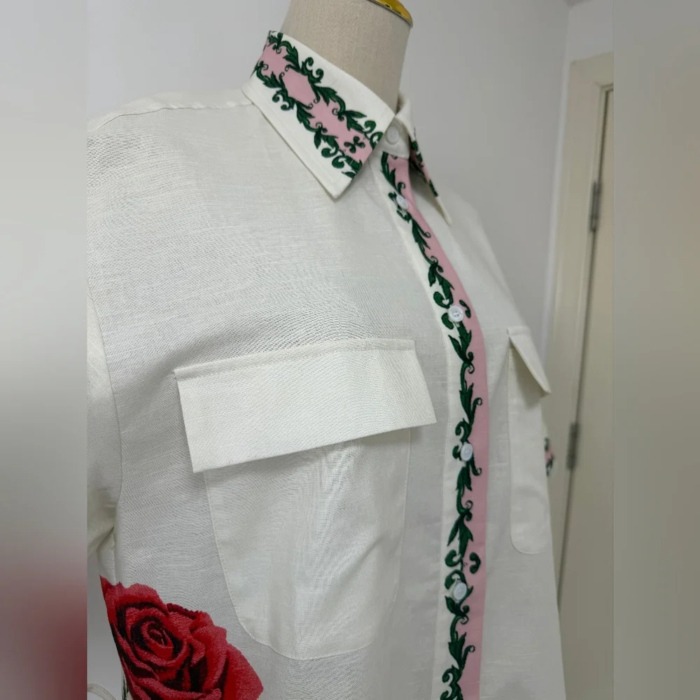 Aston Studio REMY SHIRT ANTIQUE ROSE - Picture 9 of 14